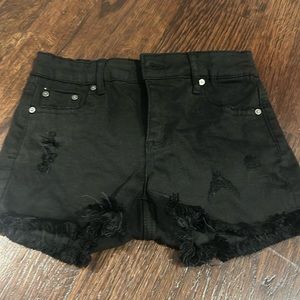 Tractr new tagged black Brittany 10 Jean shorts